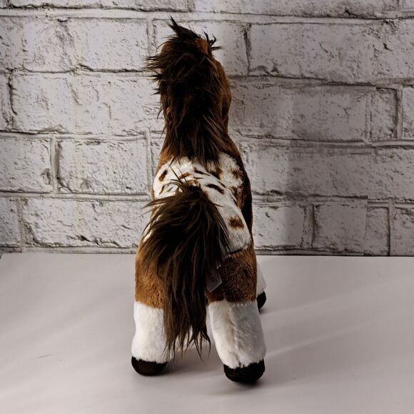 Aurora Brown White 10" Appaloosa Horse Plush Stuffed Animal Pony Spotted - Picture 3 of 7